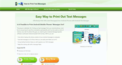Desktop Screenshot of how-to-print-text-messages.com